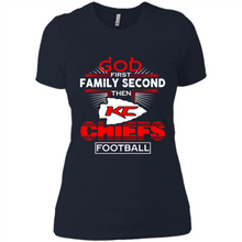 Load image into Gallery viewer, God First Family Second Then Kansas City Chiefs Football