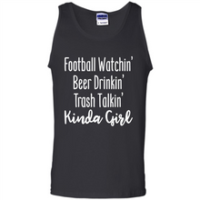 Load image into Gallery viewer, Football Watching Beer Drinking Trash Talking Girl# Zawin