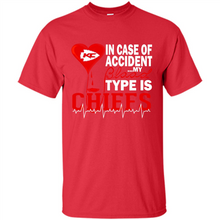 Load image into Gallery viewer, Nfl My Blood Type Is Kansas City Chiefs Gift For Fans # Zawin