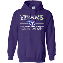 Load image into Gallery viewer, Tennessee Titans Derrick Henry Marcus Mariota Signatures Football