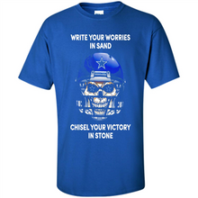 Load image into Gallery viewer, Dallas Cowboys Write Your Worries In Sand Chisel Your Victory In Stone