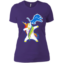 Load image into Gallery viewer, Detroit Lions Footballl Dabbing Unicorn# Zawin