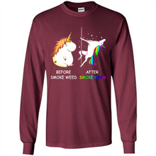 Load image into Gallery viewer, Before Smoke Weed After Smoke Weed Unicorn