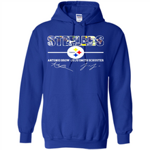 Load image into Gallery viewer, Pittsburgh Steelers Antonio Brown Juju Smith Signatures Football Fans