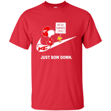 Load image into Gallery viewer, Nike Kansas City Chiefs Are Number One Just Bow Down Snoopy # Zawin