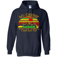 Load image into Gallery viewer, Go Outside Worst Case Scenario A Bear Kills You Vintage Retro Sunset # Zawin store