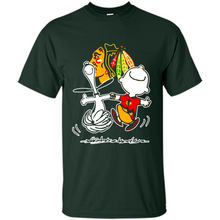 Load image into Gallery viewer, Charlie Brown &amp; Snoopy - Chicago Blackhawks# pukas-store