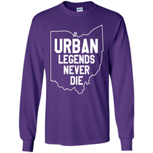 Load image into Gallery viewer, Urban Meyer Legends Never Die Football Fans Ohio Map