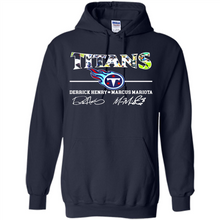 Load image into Gallery viewer, Tennessee Titans Derrick Henry Marcus Mariota Signatures Football