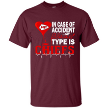 Load image into Gallery viewer, Nfl My Blood Type Is Kansas City Chiefs Gift For Fans # Zawin