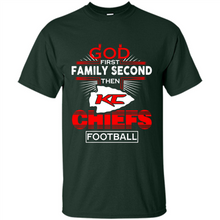 Load image into Gallery viewer, God First Family Second Then Kansas City Chiefs Football