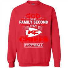 Load image into Gallery viewer, God First Family Second Then Kansas City Chiefs Football