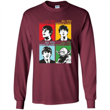 Load image into Gallery viewer, All You Need Is Love The Beatles Yoda