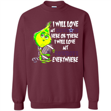 Load image into Gallery viewer, Cool Grinch Loves Cowboys-Team Everywhere Funny Football Fans Christmas# Zawin