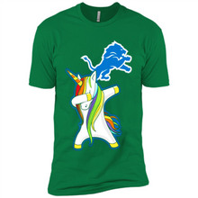 Load image into Gallery viewer, Detroit Lions Footballl Dabbing Unicorn# Zawin