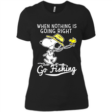 Load image into Gallery viewer, Snoopy When Nothing Is Going Right Go Fishing