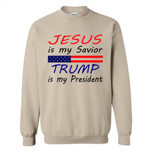Load image into Gallery viewer, Jesus is my savior trump is my president