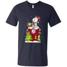 Load image into Gallery viewer, Alabama Crimson Tide Ugly Christmas Sweaters Snoopy Woodstock sweater
