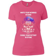 Load image into Gallery viewer, Dallas Cowboys Write Your Worries In Sand Chisel Your Victory In Stone