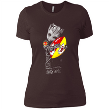Load image into Gallery viewer, Groot Hug Kansas City Chiefs Football Rabbit And Kid