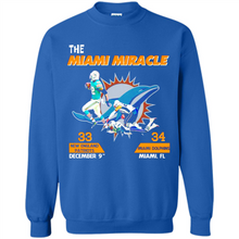 Load image into Gallery viewer, The Miami Miracle 33 New England Patriots 34 Miami Dolphins # Zawin