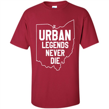 Load image into Gallery viewer, Urban Meyer Legends Never Die Football Fans Ohio Map