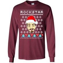 Load image into Gallery viewer, Post Malone rockstar Christmas sweater