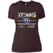 Load image into Gallery viewer, Tennessee Titans Derrick Henry Marcus Mariota Signatures Football