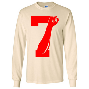 7 Fist Up Colin Kaepernick white