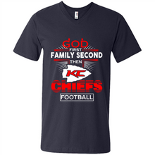 Load image into Gallery viewer, God First Family Second Then Kansas City Chiefs Football