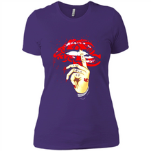 Load image into Gallery viewer, Cutest Kansas City Chiefs Lips Shut The Fck Up For Football Lovers