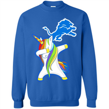 Load image into Gallery viewer, Detroit Lions Footballl Dabbing Unicorn# Zawin