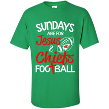 Load image into Gallery viewer, undays Are for Jesus and Kansas City Chiefs Football # Zawin