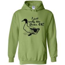 Load image into Gallery viewer, I Just Really Like Ducks, OK Shirt