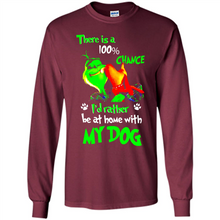 Load image into Gallery viewer, Grinch There Is A 100% Chance I's Rather Be At Home With My Dog