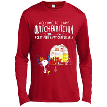 Load image into Gallery viewer, Welcome to camp Quitcherbitchin a certified happy camper area Snoopy # Zawin
