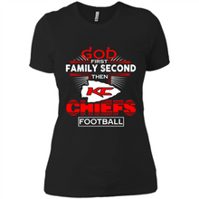 Load image into Gallery viewer, God First Family Second Then Kansas City Chiefs Football