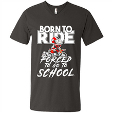 Load image into Gallery viewer, Born To Ride Forced To Go To School Motorcycle Rider
