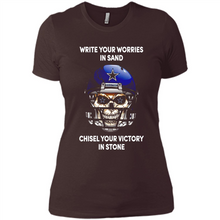 Load image into Gallery viewer, Dallas Cowboys Write Your Worries In Sand Chisel Your Victory In Stone