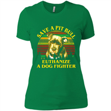 Load image into Gallery viewer, Save A Pit Bull Euthanize A Dog Fighter Vintage