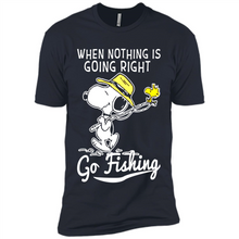 Load image into Gallery viewer, Snoopy When Nothing Is Going Right Go Fishing