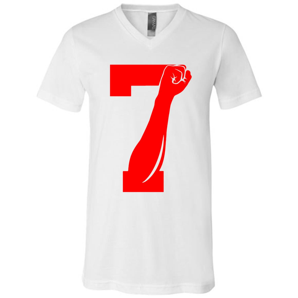 7 Fist Up Colin Kaepernick white