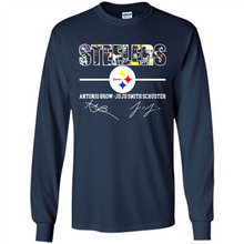 Load image into Gallery viewer, Pittsburgh Steelers Antonio Brown Juju Smith Signatures Football Fans