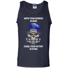 Load image into Gallery viewer, Dallas Cowboys Write Your Worries In Sand Chisel Your Victory In Stone