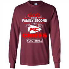 Load image into Gallery viewer, God First Family Second Then Kansas City Chiefs Football