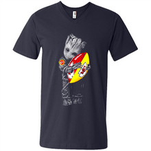 Load image into Gallery viewer, Groot Hug Kansas City Chiefs Football Rabbit And Kid