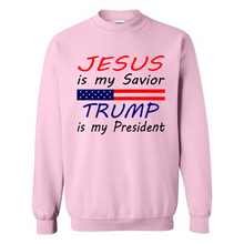 Load image into Gallery viewer, Jesus is my savior trump is my president