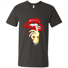 Load image into Gallery viewer, Cutest Kansas City Chiefs Lips Shut The Fck Up For Football Lovers