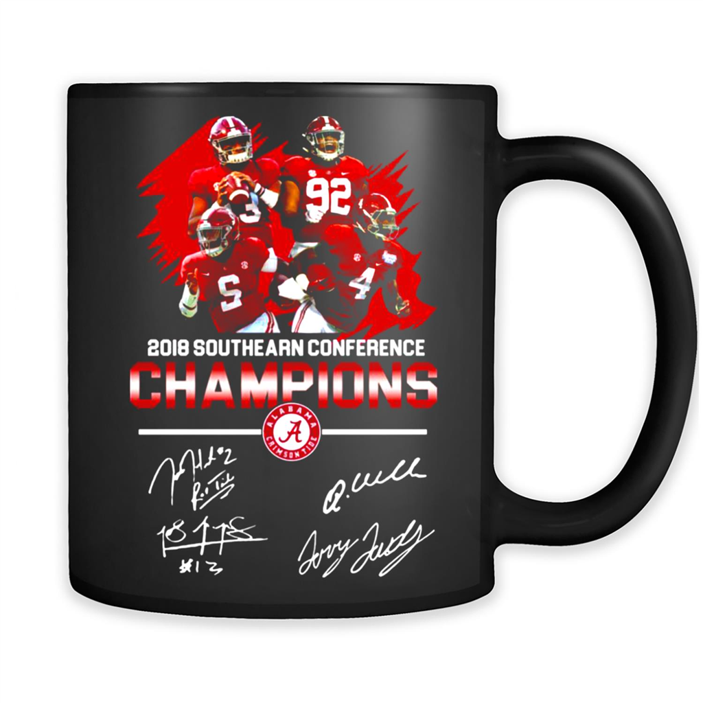 Alabama Crimson Tide 2018 Southeastern Conference Champions 4 Signature