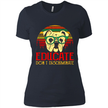 Load image into Gallery viewer, Bulldog Educate Don’t Discriminate Sunset Vintage